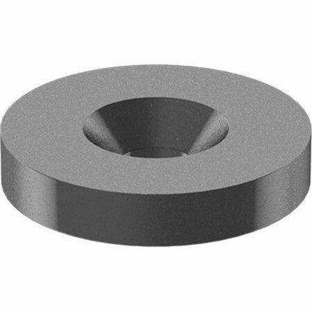 BSC PREFERRED Black-Oxide Steel Finishing Countersunk Washer for No 8 0.188 ID 0.750 OD 82 Deg Countersink, 5PK 92908A130